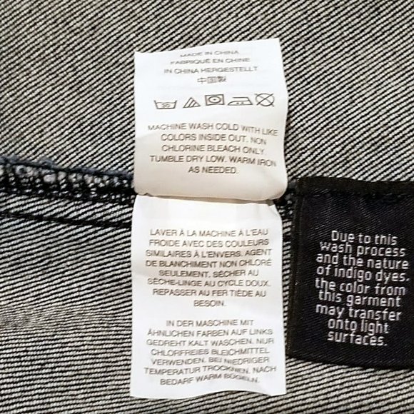 Madewell Dark Wash Zip Front A-Line Denim Blue Jean Mini Skirt 24 Womens 26.5x16 - Picture 9 of 11